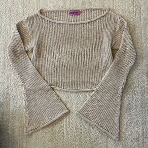 Knitted swim cover up